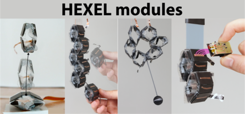 Hexagonal electrohydraulic modules for rapidly reconfigurable high-speed robots